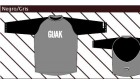 Camiseta guak Fang Gris/negro
